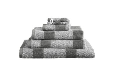 Beddinghouse Badgoed Sheer Stripe Antraciet 21151
