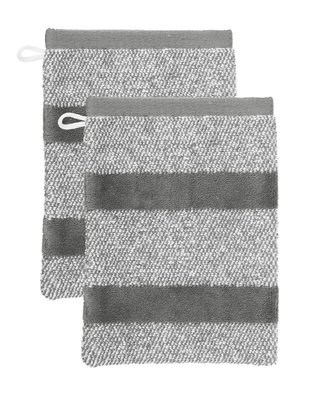 Beddinghouse Badgoed Sheer Stripe Antraciet 21151