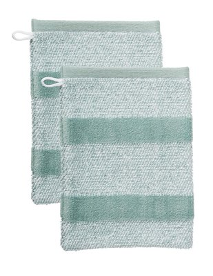 Beddinghouse Badgoed Sheer Stripe Green 21152