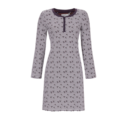 Ringella Bloomy Nachthemd Dark Shadow 9551003P | 21421