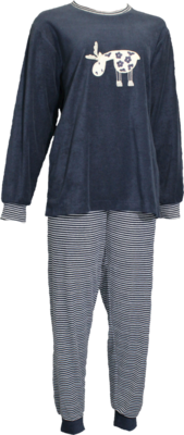 Lunatex Badstof Pyjama Grijs 12-4136.50 | 21526