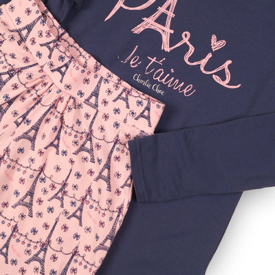 Charlie Choe Pyjama Lounge Set Paris Mon Cherie 41B-33016C | 21545