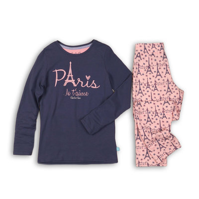 Charlie Choe Pyjama Lounge Set Paris Mon Cherie 41B-33016C | 21545
