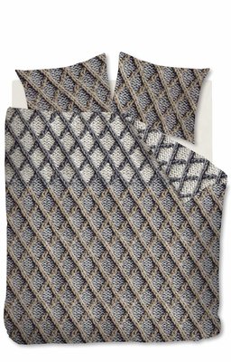 Beddinghouse Flanel Dekbedovertrek Ivar Grey 21509