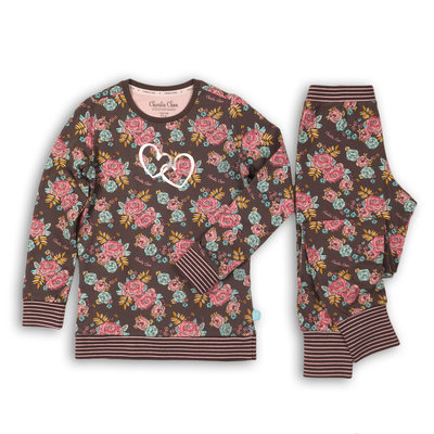 Charlie Choe Pyjama Lounge Set Bonne Nuit Roos 41B-33003C | 21486