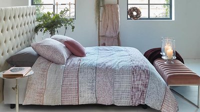 Riviera Maison Dekbedovertrek Fancy Boucle Pink 21514