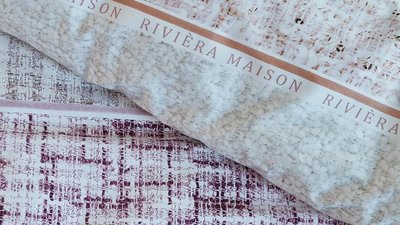 Riviera Maison Dekbedovertrek Fancy Boucle Pink 21514