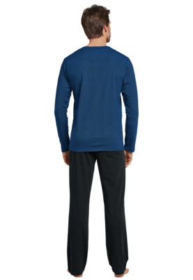 Schiesser Pyjama Lengtemaat Royaal Blue 159630 | 21624