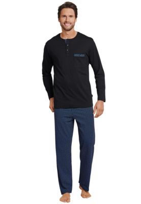Schiesser Pyjama Black 168221 | 21625