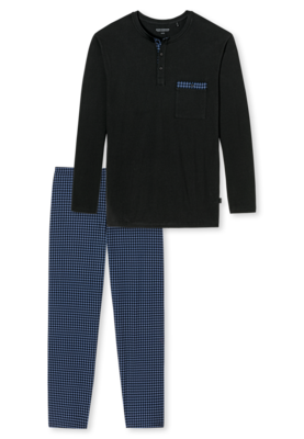 Schiesser Pyjama Black 168221 | 21625