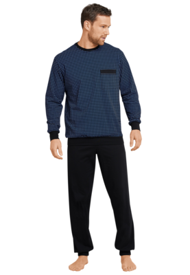 Schiesser Pyjama Royal Blue 168218 | 21627