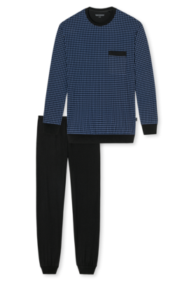 Schiesser Pyjama Royal Blue 168218 | 21627