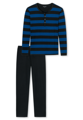 Schiesser Pyjama Royal Blue 159631 | 21621