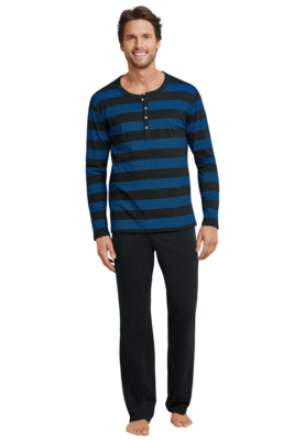 Schiesser Pyjama Lengtemaat Royal Blue 159631 | 21622