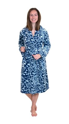 Jensen Danmark Badjas Blue Print 1329A777 | 21535