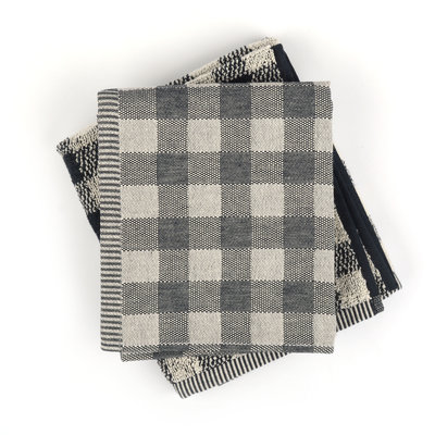 Bunzlau Castle Keukendoek Check Black 3813 | 21606