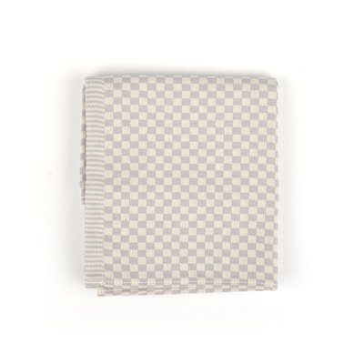Bunzlau Castle Theedoek Small Check Grey 3804 | 21607
