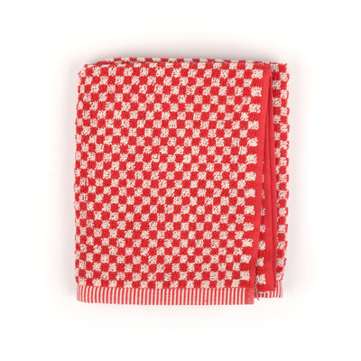 Bunzlau Castle Keukendoek Small Check Red 3821 | 21609