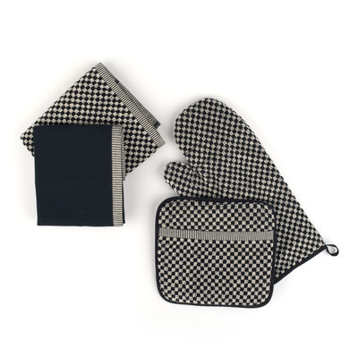 Bunzlau Castle Panlap Small Check Black 3830 | 21610