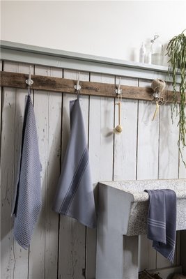 Walra Keukendoek Blocks Antraciet 21585