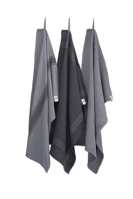 Walra Keukendoek Blocks Antraciet 21585