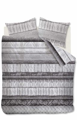 Riviera Maison Dekbedovertrek Tricot Chaud Grey 21642