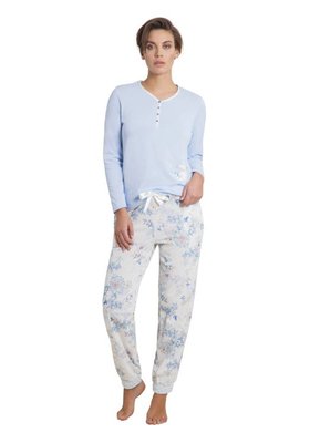Hajo Klima Komfort Pyjama Light Blue 45114 | 21628