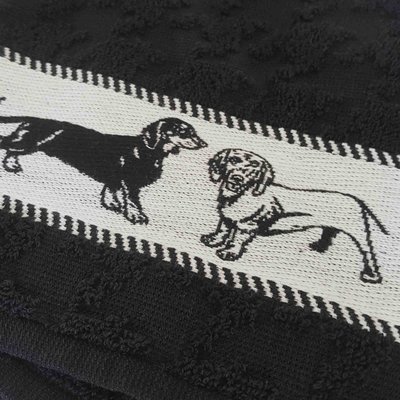 DDDDD Keukendoek Saar Black 21541
