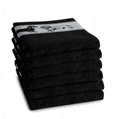 DDDDD Keukendoek Saar Black 21541