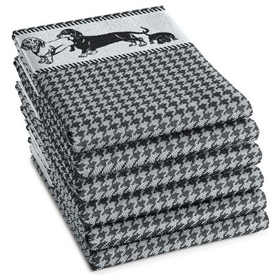 DDDDD Theedoek Saar Black 21541