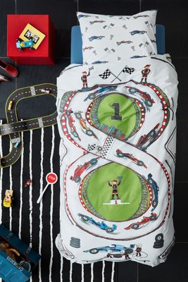 Beddinghouse Kids Dekbedovertrek Race Track 21676