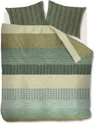 Beddinghouse Flanel Dekbedovertrek Evans Green 21670