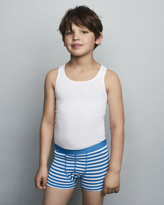 Ten Cate Boys Basic Shorts Blue Stripe 31122 | 21564