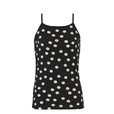 Ten Cate Girls Teens Spaghetti Shirt Black Dots 30973 | 21278