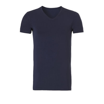 Ten Cate Basic Bamboo V-Neck Black Iris 30862 | 21174