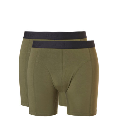 Ten Cate Basic Bamboo Long Shorts Burnt Olive 30863 | 21551