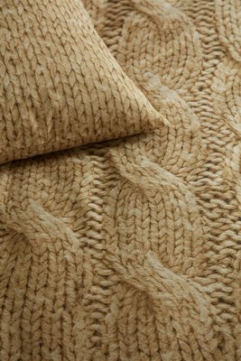 Ariadne At Home Dekbedovertrek Cuddle Ochre 21734