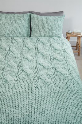 Ariadne At Home Dekbedovertrek Cuddle Green 21733