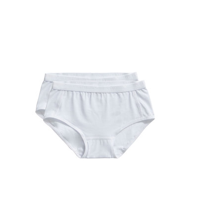 Ten Cate Girls Basic Brief 2-Pack White 31119 | 20911