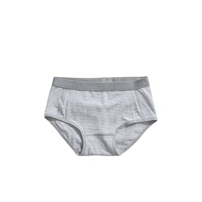 Ten Cate Girls Basic Brief 2-Pack Grey Stripe 31119 | 20912