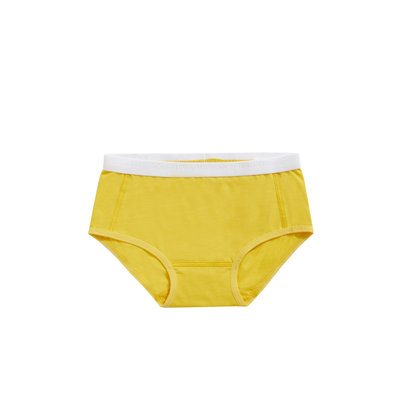 Ten Cate Girls Basic Brief 2-Pack Yellow Stripe 31119 | 20914