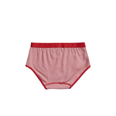 Ten Cate Girls Basic Brief 2-Pack Red Stripe 31119 | 20916