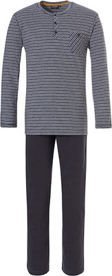 Pastunette For Men Pyjama Dark Grey 23192-655-4 | 21664