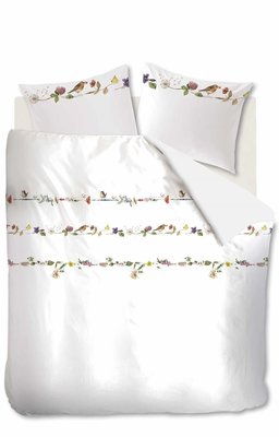 Marjolein Bastin Flanel Dekbedovertrek Flowery White 21744