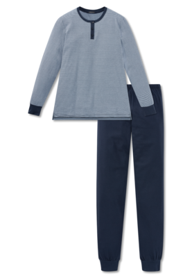 Schiesser Dames Pyjama Donkerblauw 168845 | 21818