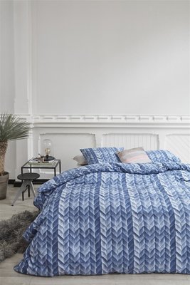 At Home Dekbedovertrek Fold Blue 21091
