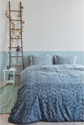 Ariadne at Home Dekbedovertrek Handcraft Blue 21099