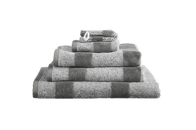 Beddinghouse Badgoed Sheer Stripe Antraciet 21151