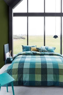 Beddinghouse Flanel Dekbedovertrek Beckett Green 21389