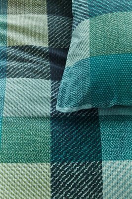 Beddinghouse Flanel Dekbedovertrek Beckett Green 21389